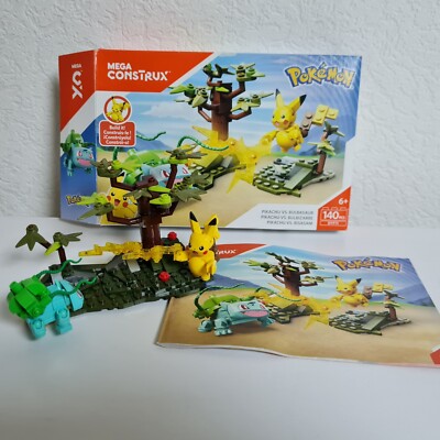 Mega Construx Pokemon Pikachu Vs Bulbasaur