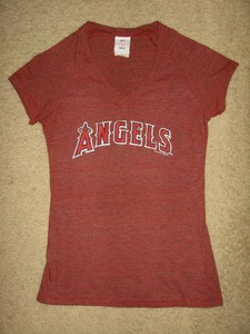 women's angels baseball t shirts