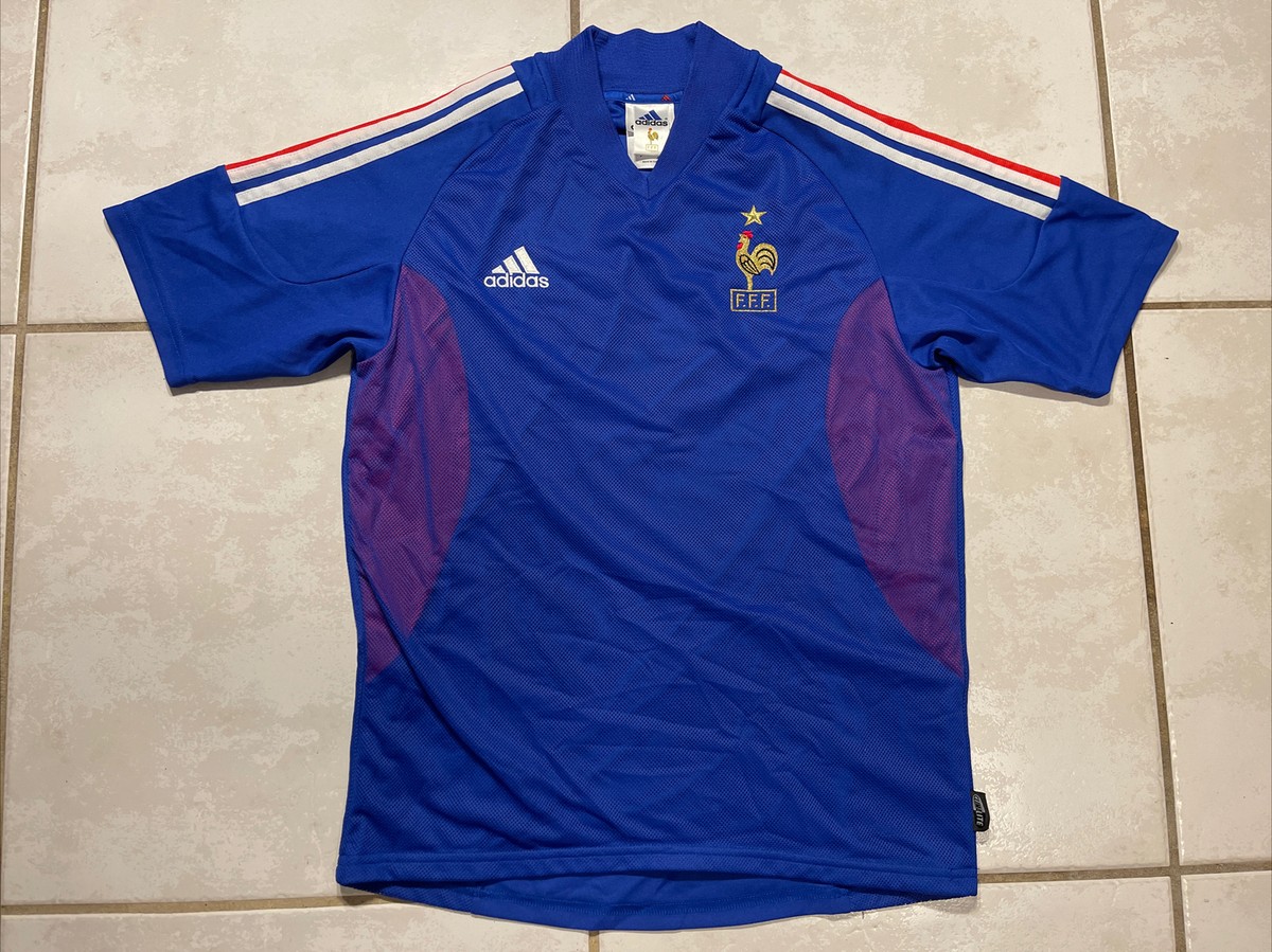 Vintage ADIDAS France National Team 2002/2004 Jersey Men