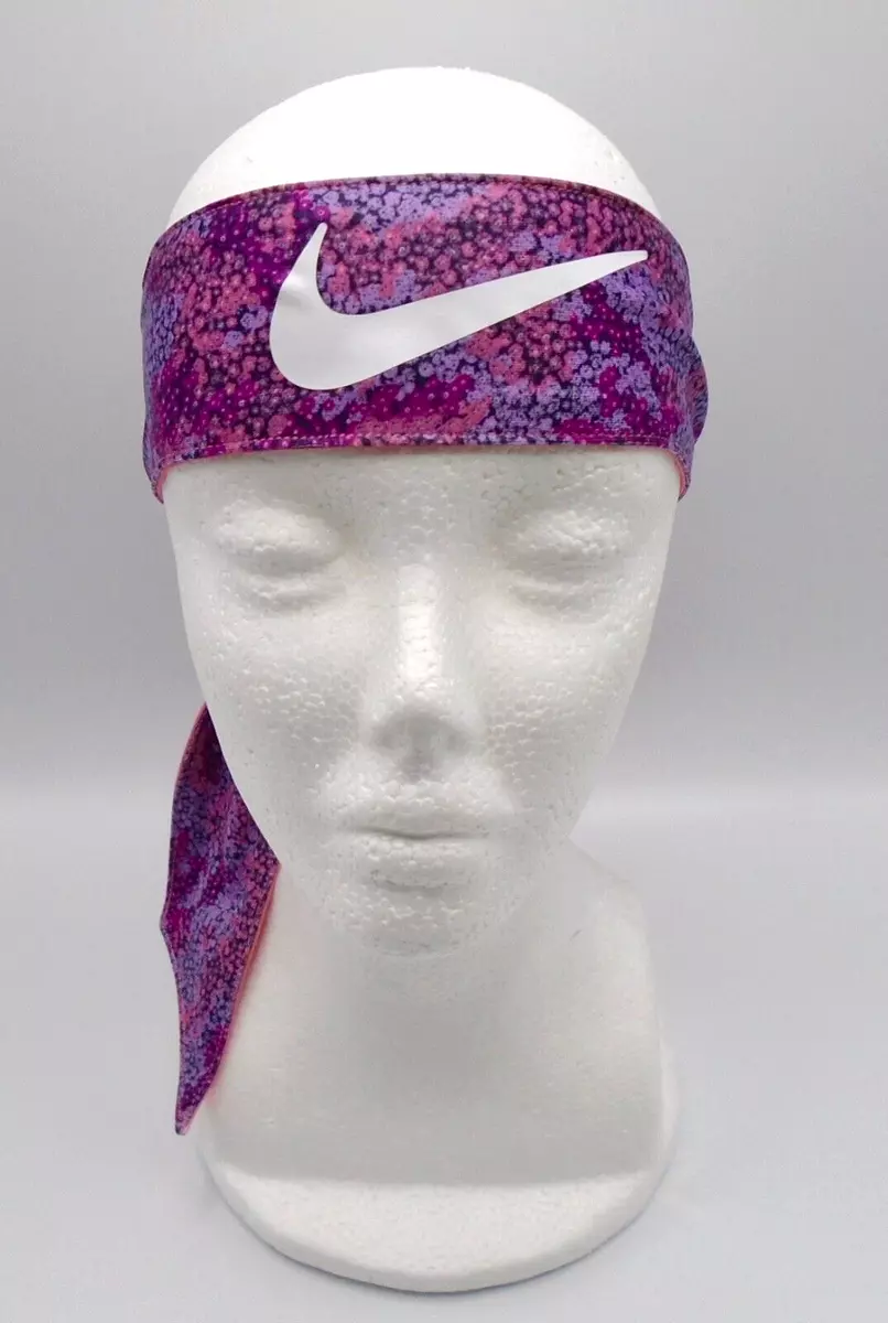 Pink nike dri fit head tie cheap
