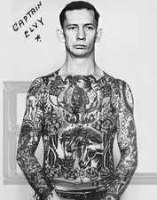 Vintage Tattoo Image 14 x 11" Photo Print