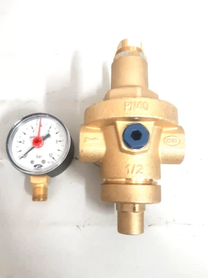 RIDUTTORE DI PRESSIONE 1/2" PN 40 RIGAMONTI 204.015 MANOMETRO