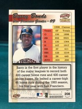 Barry Bonds Baseball Pacific Serial Numbered Sports Trading Barry Bonds Baseball Pacific Serial Numbered Sports Trading