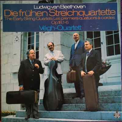 Beethoven / Quatuor Végh Die Frühen Streichquartette Op. 18 No. 1-6 LP Box