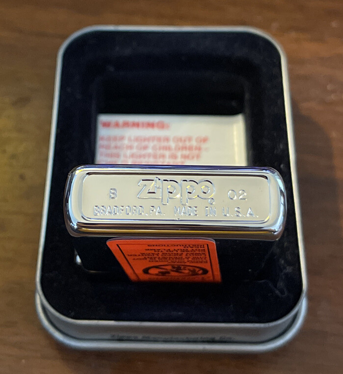 Zippo Lighter Ol' Blue Eyes 2002 High Polished Design | eBay