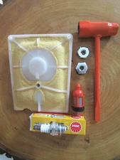 Maintenance Kit Stihl 051 075 1111 120 1601 NGK Plug BPMR7A Fuel Filter T-wrench
