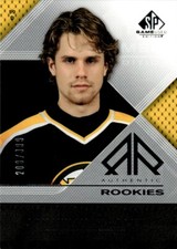 2007-08 SP Game Used Jonathan Sigalet Rookie /999 Boston Bruins #183