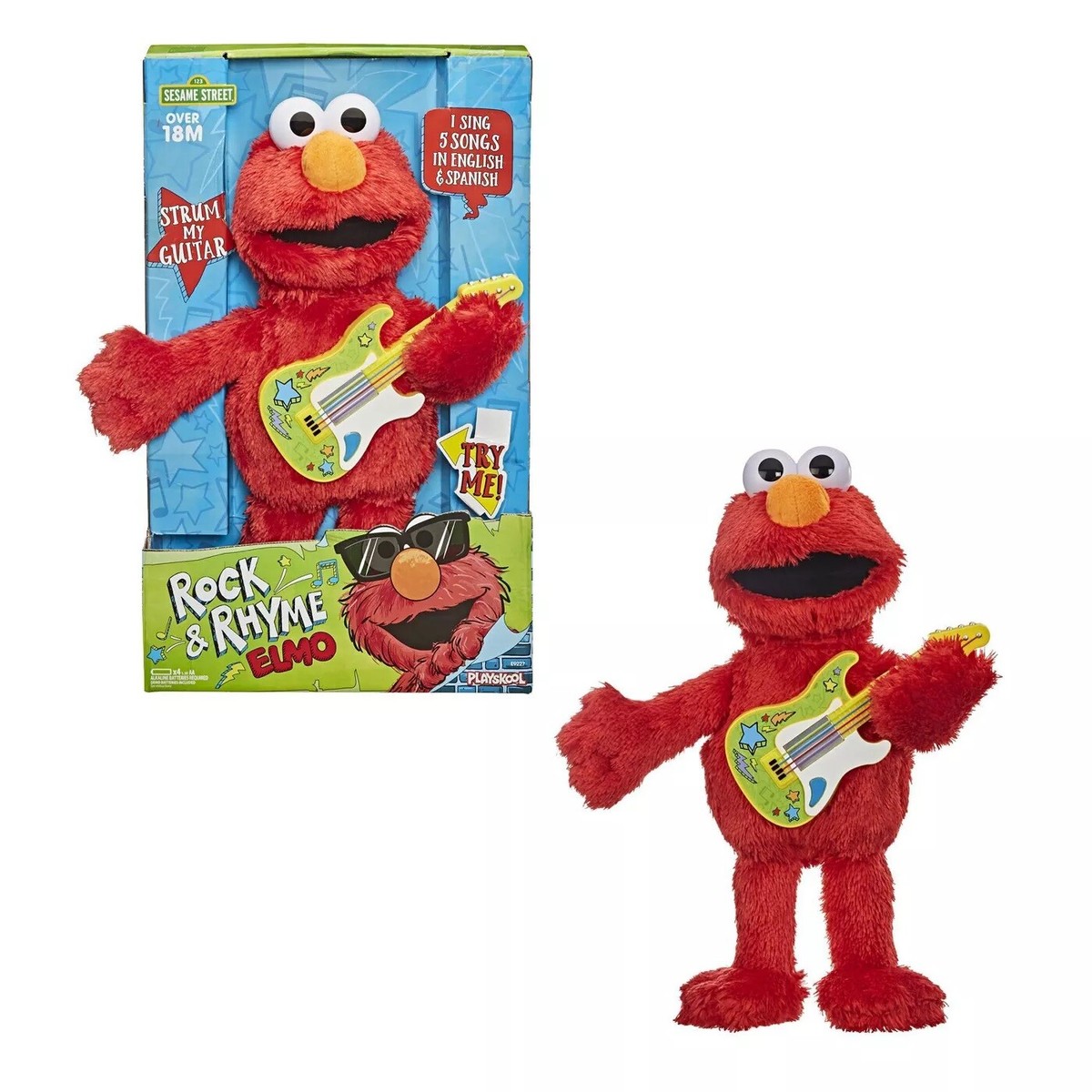 Sesame Street Rock Rhyme Elmo Figure