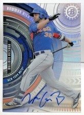 Wuilmer Becerra 2017 Bowman High Tek Prospect on-card Autograph Auto - NY METS