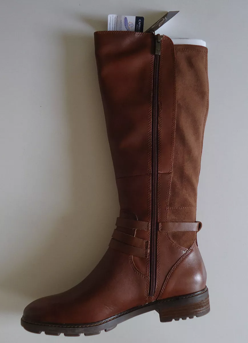 Caprice shop boots cognac