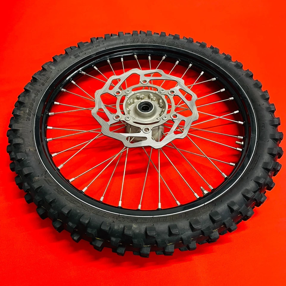 KX250F RUEDA DELANTERA COMPLETA 21" EXCEL LLANTA FRENO ROTOR KAWASAKI KX 250 F (13-18 Foto 3 de 4