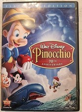 Pinocchio DVD, 2009, 2-Disc Set, 70th Anniversary Platinum Edition 