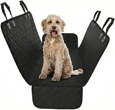 Dog Car Seat Cover Hammock Waterproof Backseat Protector for Trucks SUVs Sedans