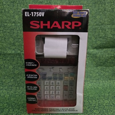 Sharp EL1750V Printing Calculator