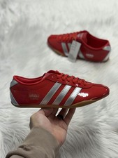 Adidas Tokyo Patent Red Silver Metallic Womens JQ0596 NEW Multi Sz