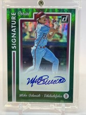 2017 Donruss Signature Series Green #SSMS Mike Schmidt Auto 2/3