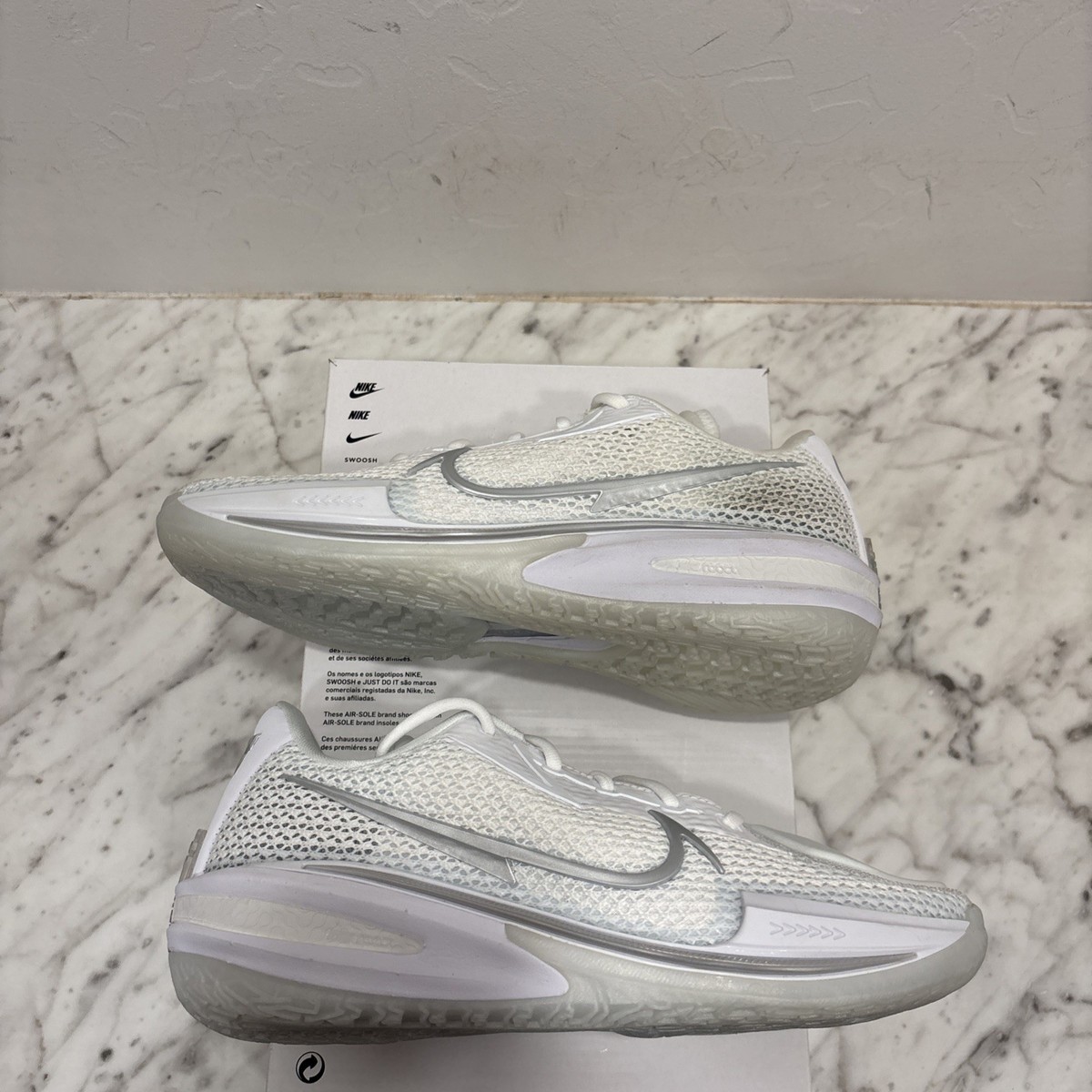 Size 7.5 - Nike Air Zoom GT Cut White Chrome for sale online | eBay