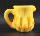 Boyd's Crystal Art Glass MINI PITCHER #2 BUTTERCUP 10-17-78 Yellow Glows NOS — photo 3