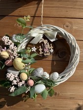 Easter Wreath Handmade Holiday Spring Bunny