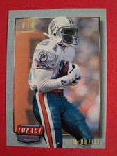 O.J. McDuffie 1993 Pro Set Power #IR10 Impact Rookies Miami Dolphins Football 