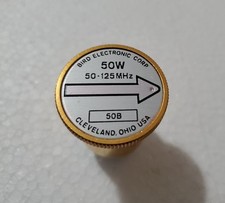 Bird Thruline Watt Meter Element 50W 50B 50-125MHz Slug HAM RADIO