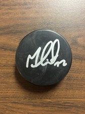 Matt Lorito Signed Autographed Hockey Puck New York Islanders