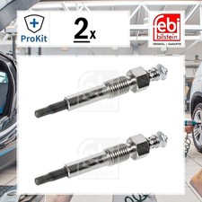 2x ORIGINAL® Febi Bilstein Glühkerze für Opel ASTRA F CC ASTRA F Caravan