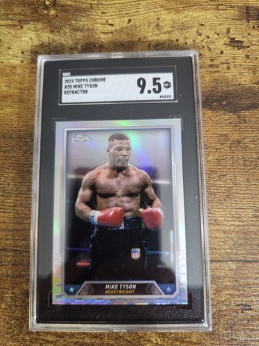 2024 Topps Chrome - Mike Tyson, Mike Tyson #35 Refractor