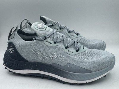 Under Armour Charged Curry Harbor Blue Downpour  Golf Shoes Men s Size 8
