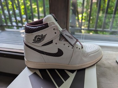 Jordan Air Jordan 1 OG High A Ma Maniere Airness Sail/Burgundy 2021 DO7097-100