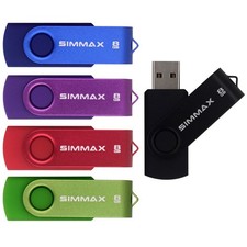 5Pcs 8GB USB Flash Drive USB 2.0 Flash Drive Memory Stick Fold Storage Thumb ...