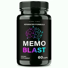 Memo Blast Capsules - MemoBlast Brain and Memory Support Formula 60ct