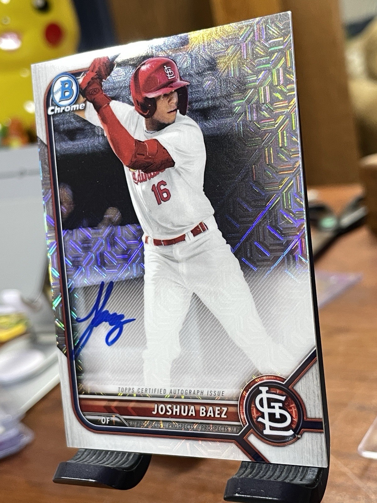 2022 Bowman Chrome Mega Box Joshua Baez 1st Mojo Auto SP 🔥 BMA-JB view 2