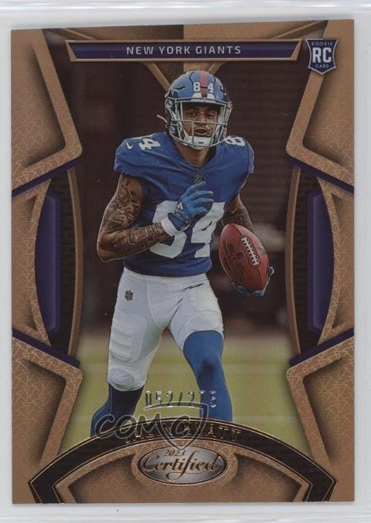 2023 Certified Rookies Mirror Bronze 52/275 Jalin Hyatt #126 Rookie RC 0gj3