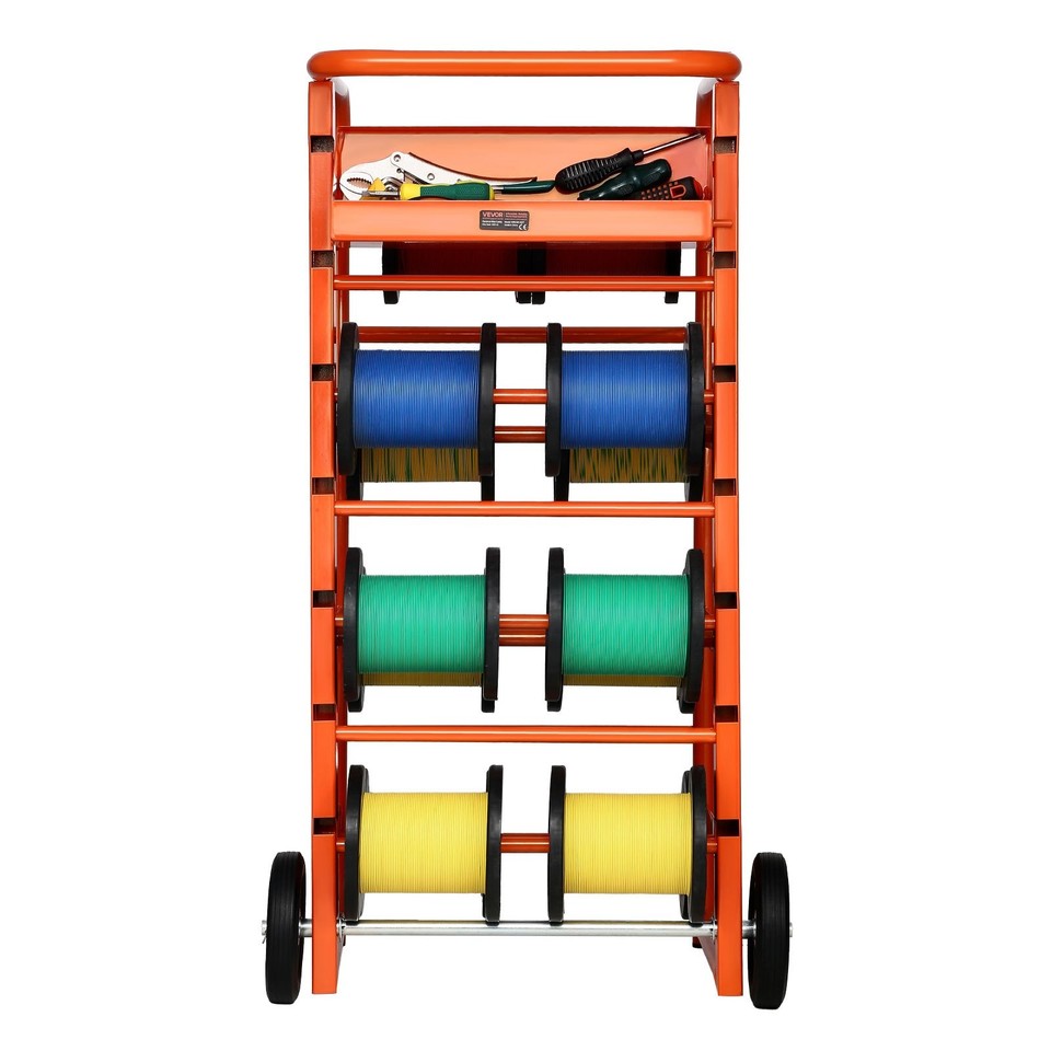 New Wire Spool Rack,11 Rods,Multi-Spool Wire Rack Dispenser,Cable Caddy ...