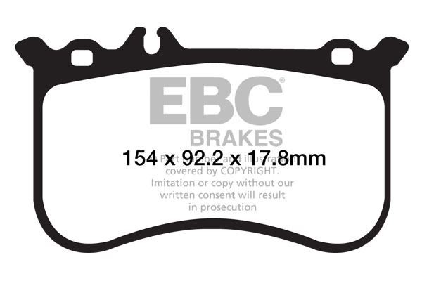 EBC DP42138R BRAKE PAD SET DISC BRAKE Front
