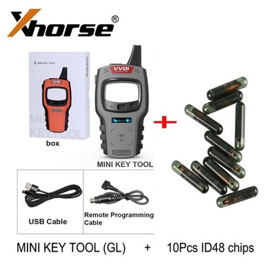 Xhorse VVDI MINI Key Tool Transponder/Remote Clone Generater & 10x ID48 Chips