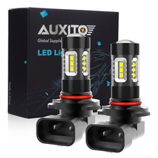 4-Sides 9145 9140 H10 LED Headlight Fog Light Bulb 6500K Super White Kit