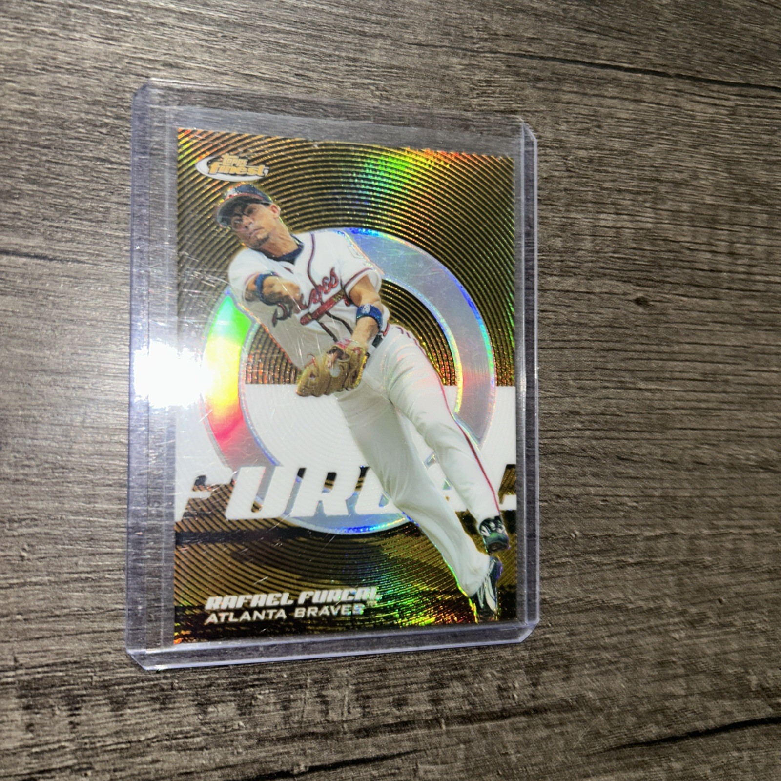 2005 Topps Finest Gold Refractor Rafael Furcal #111 Atlanta Braves /49
