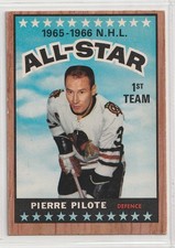 1966-67 Topps  Hockey #122 1st Team All-Star  Pierre Pilote