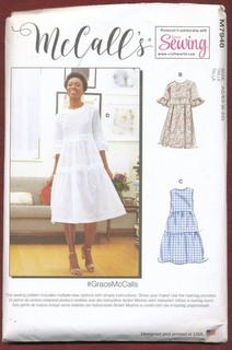 McCALLS SEWING PATTERN M7948 DRESS SIZE 6 22 UNCUT