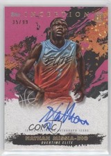 2021-22 Topps Inception OTE Overtime Elite Red 35/75 Nathan Missia-Dio Auto 6o3