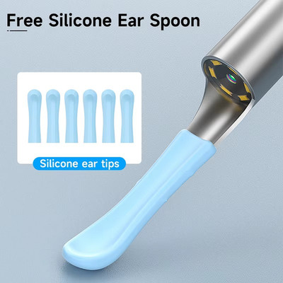 Wireless Ear Wax Remover 1080P HD Camera Endoscope Spoon Pick Cleaner Otoscope