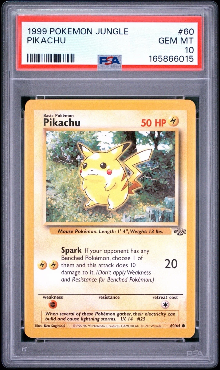 Pikachu Pokémon TCG Professional Sports Authenticator (PSA