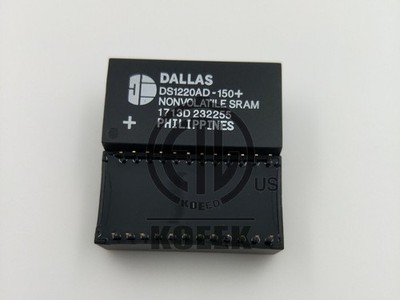 Dallas DS1220AD-150 DS1220AD-150+IC NVSRAM 16K PARALLEL 24EDIP x 5PCS NEW