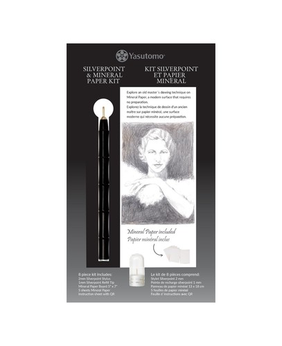 Yasutomo Silverpoint and Mineral Paper Kit, Arts and Crafts Supplies,Art Paper