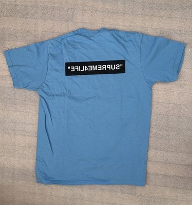 Supreme Men's Short Sleeve T-shirt Sky Blue, Size Large | eBay