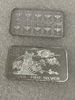 Divisible/Prepper Birds 10 Gram .999 Silver Bars-Lot Of 2 (20 Grams Total)