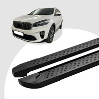Auto Trittbretter Passend FüR Kia Sorento Ab Baujahr 2015-2020 Soma Schwarz Mit