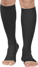 Extra Wide Calf Compression Stockings for Men Women, up to 6X-Large, 20-30 Mmhg